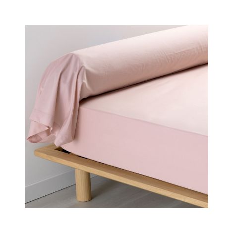 Taie De Traversin 85x185 cm Percale Rose