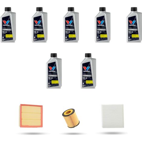Kit tagliando 3 FILTRI e 7L OLIO compatibile con Bmw serie 1 (F20,F21) 135i 235kw dal 2012 (1/5)