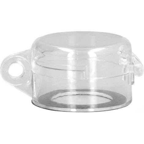 Bouton d'arrêt d'urgence 30mm étanche avec capot transparent, sécurité machine BS‑02