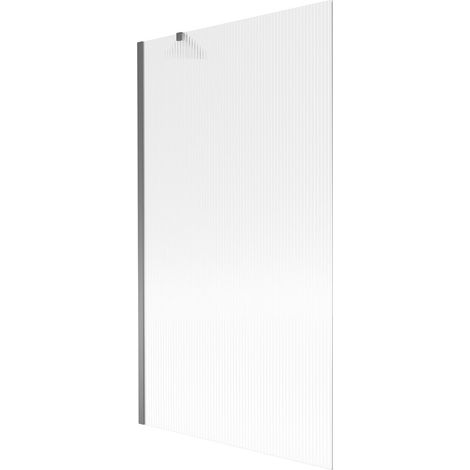Mexen Next mampara de baño de 1 hoja 100 x 150 cm, rayas, metal gun - 895-100-000-00-09-95 (1/5)