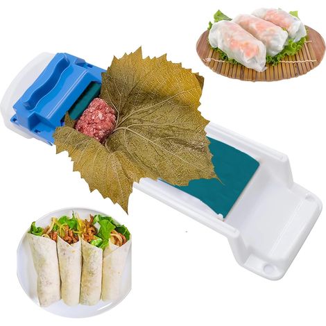 Involtini di carne e verdure, arrotolatore di foglie d'uva, arrotolatore di sarma, arrotolatore di foglie d'uva, strumento per arrotolare carne, arrotolatore di foglie di vite ripiene, arrotolatore di (1/5)