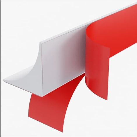 10M Silicone Profil Finition Plan de Travail Joint de Finition Plan de Travail Adhésif Moulure Angle Plinthe, Bande d'étanchéité Pour Cuisine, Salle de Bain, Carrelage(Blanc,15x15mm) (1/5)