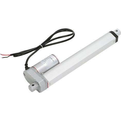 Vérin moteur linéaire électrique blanc course 200 mm 750 N IP65 24 V pour canapé électrique cylindre kit contrôleur télécommande (1/5)