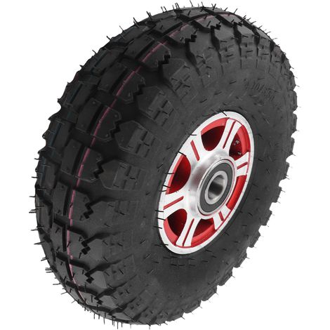 Roues de brouette 20mm 280KPa en alliage d'aluminium, pneus légers et résistants pour brouette (1/5)