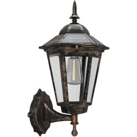 Lampes Solaires Extérieur, Lumière Extérieure Solaire avec Détecteur de Mouvement, 3 Modes Intelligents, Applique Murale Solaire Étanche IP65, Style Vintage pour Jardin, Garage