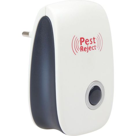 Répulsif anti-moustiques ultrasonique, répulsif électronique anti-insectes pour la maison (blanc, norme européenne) (1/3)