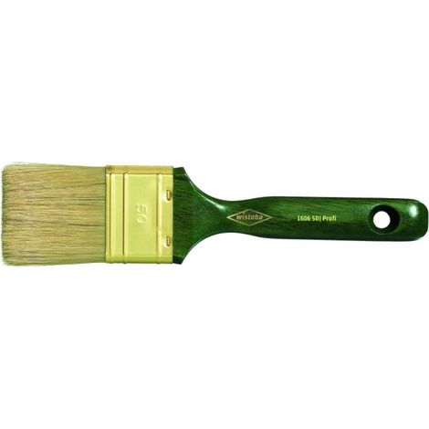 Wistoba Pinceau plat 9, poils clairs, vert, 100 mm