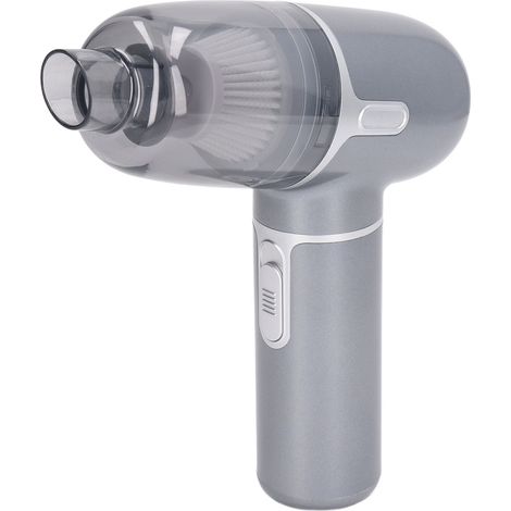Mini aspirateur portable sans fil à trois vitesses réglables, aspirateur multifonctionnel de qualité industrielle pour voiture et maison, gris. (1/5)