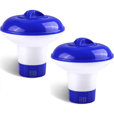 Distributeur de chlore flottant 2 pièces, distributeur de 13 cm (1/5)