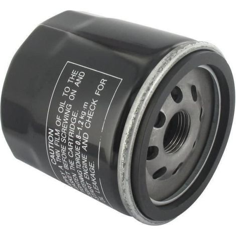 Filtre à huile AM101207 - Hauteur 89 mm - Diamètre 76 mm - Alésage 19,05 mm - Pour modèles STX30 316 318 420 - 1 pièce (1/2)