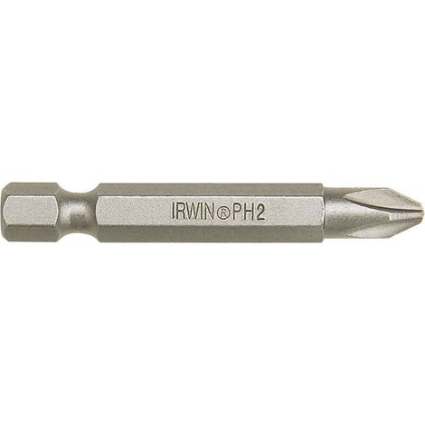 Power Screwdriver Bit Phillips PH2 70mm Pack of 1 IRW10504365 (1/2)