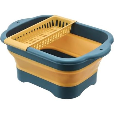 Bacs pour évier de cuisine, évier de camping pliable Équipement de camping pour bassines, jardin, camping, pêche, salle de bain, terrasse (1/5)