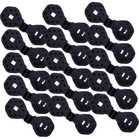 Shade net fasteners, a set of 15, are fasteners specifically designed for garden shade nets. (1/4)