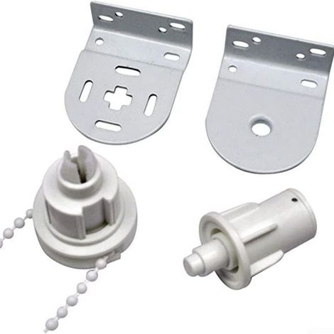 Kit de fixation robuste pour store enrouleur - Kit de réparation pour tubes de 28 mm et 32 mm - Montage latéral/supérieur/face (32 mm) (1/4)
