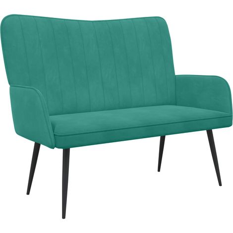 Sofá de 2 Plazas Tuquesa 115 x 61 x 87 cm Terciopelo vidaXL (1/5)