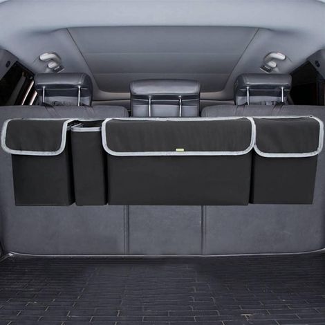 Organizer per bagagliaio auto, 4 tasche, grande capacità, accessorio per interni auto, per SUV, camion