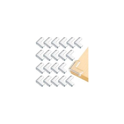 20PCS Protege Coin de Table, Protection Meuble, Protecteur Transparent des Coins pour Securite Bebe Maison (1/5)
