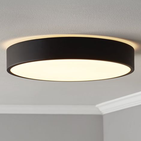 Plafoniera da incasso da 12 pollici, LED integrato, 3 temperature di colore, cornice nera. (1/4)