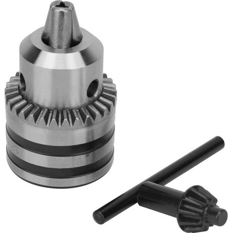 Mandrin de perceuse, Mandrin de perçage haute précision 3-16mm avec clé en acier inoxydable, Kit d'outils de fraisage B16 pour ateliers professionnels et amateurs exigeants (1/5)