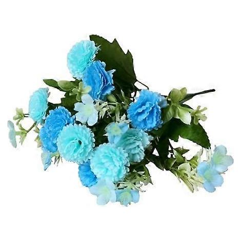 œillet artificiel pour décoration de jardin, arche de fête, mariage ou festival (à faire soi-même).bleu (1/5)