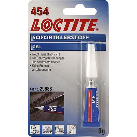 LOCTITE Sofortklebstoff Gelförmig Nr. 454 20g-Tube