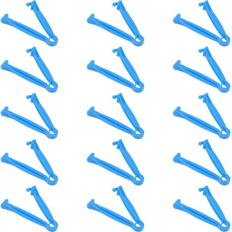 Clips pour Cordon Ombilical Lot de 100 Pinces Coupe-Cordon Jetables en Polypropylène pour Élevage Porcs et Bovins (1/5)