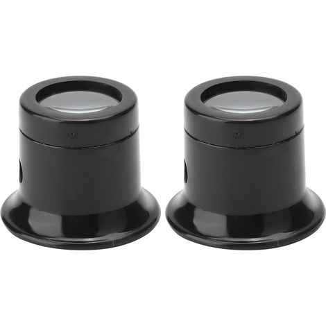 Lot de 2 Loupes de Réparation 3x avec Lunettes de Vision, Outil de Bijoutier sans Bandeau (1/5)