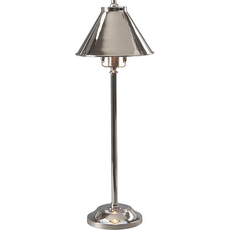 Elstead Provence - Lampada da tavolo 1 luce nichel lucido, E14 (1/3)
