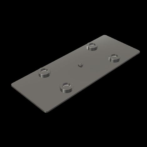 Cache de vidange KWC, EXOS, acier inoxydable, pour lavabos