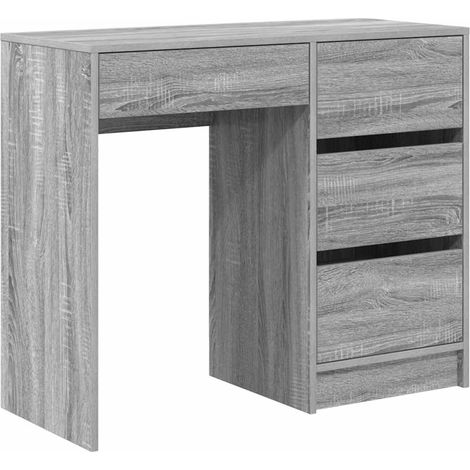 Maison Exclusive - Schreibtisch Graues Sonoma 90 x 37,5 x 75 cm H