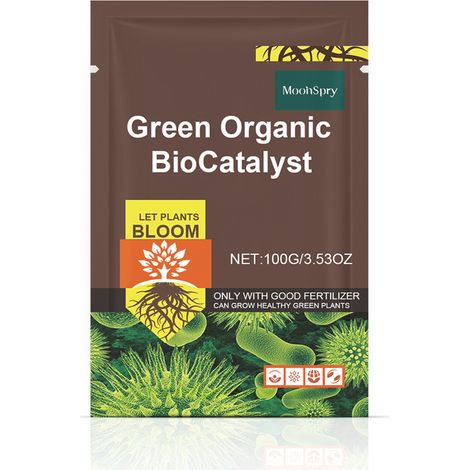 MOONSPRY Green Organic Biocatalyst for Potted Plants: Nitrogen, Phosphorus and Potassium Fertilizer (1/5)