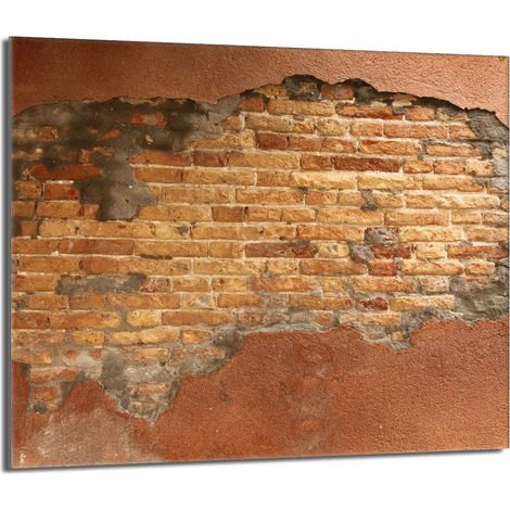 Placa protectora de vidrio para estufa 60x52 Ladrillo (1/5)