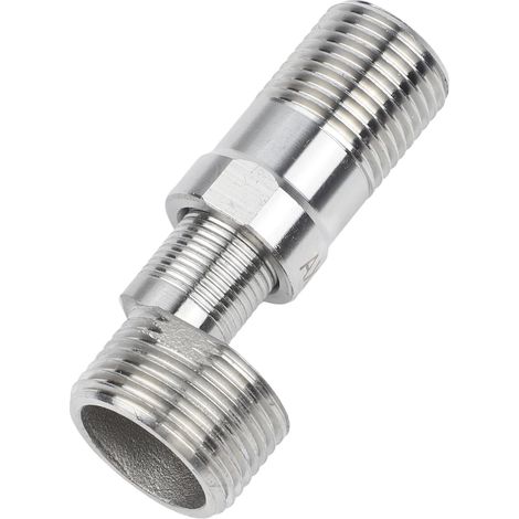Adaptateur coudé d'extension de bras de douche réglable ZYNCUE avec raccords filetés standard en acier inoxydable et laiton, sacs à poussière pour aspirateur et ensemble de filtres pour aspirateur (1/5)