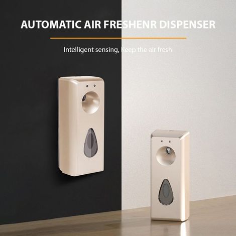 Diffuseur automatique 300ml – 360° parfum 160m³ – mural ou posable – couleur or