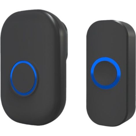 Kabellose Türklingel für Zuhause, intelligente Türklingel mit extrem großer Reichweite, elektronischer Fernbedienung und Blinklicht (1/5)