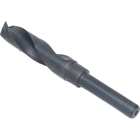 Foret 19mm queue 1/2in acier HSS noir perceuse hélicoïdale à collet réduit pour métal, foret à bois, outil professionnel (1/5)