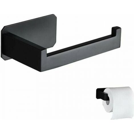 YMYNY Devidoir Papier Toilette Acier Inoxydable Derouleur Papier Toilette Mural Original Sans Percage Noir Porte Papier Toilette Adhesif 3M Pour Decoration Salle de Bain WC Accessoire Cuisine (1/4)