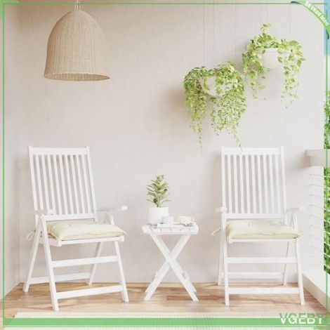 Coussin de chaise - FAFEISY - 361513 - Lot de 2 - 50x50x7 cm - Tissu Oxford résistant à l'eau (1/5)