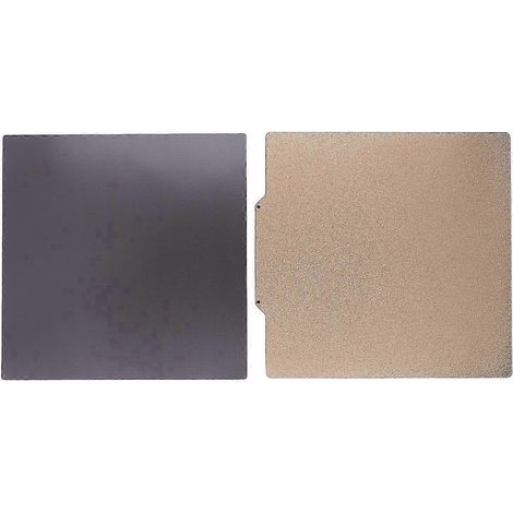 Plateau magnétique double face acier à ressort pour imprimante 3D, surface PEI et PET, impression directe, feuille de construction flexible (1/5)