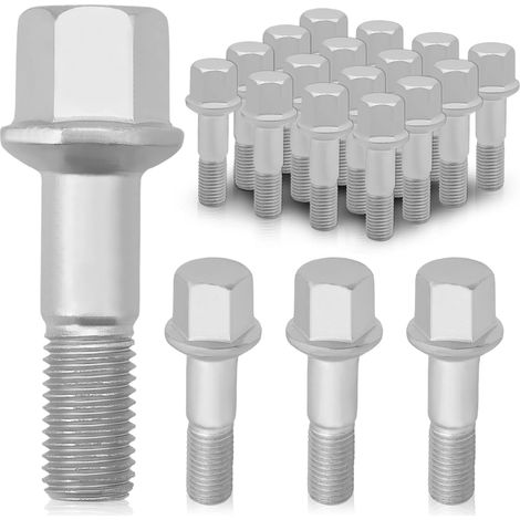 20 x Boulons de Roue pour für A-Klasse W168 C-Klasse W202/W203 E-Klasse W124/ W210 CLK SL R129 SLK R171 Vaneo 414 1982-2011 Boulons 0009904807 A0009904807 (1/5)