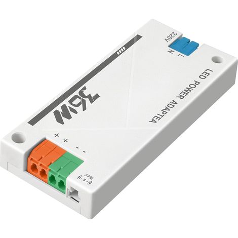 Transformateur 220V 24V LED 36W, alimentation 24v 36w 1.5A Transfo AC à DC, pour lampe à Led Strip, led driver 24v pour G4, GU5.3, MR11, MR16, Bande LED, Non Dimmable (1/5)