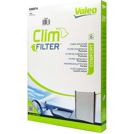 VALEO Clim Filter Comfort filtro abitacolo auto particellare Vauxhall/Opel