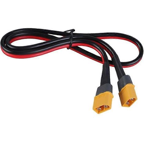 XT60-Stecker-Adapterkabel (Stecker auf Stecker), 12 AWG Silikon, zum Laden von Akkus