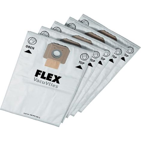 Flex Power Tools Fleece Filter Bags (Pack 5) FLXVCE35FBAG (1/3)