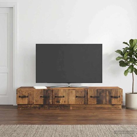 TV-Schränk Altholz 147 x 34,5 x 27 cm Holzwerkstoff (1/5)