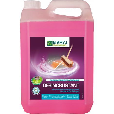 Desincrustant voile de ciment - le vrai - 5 litres - LE VRAI PROFESSIONNEL - Décapage (1/4)
