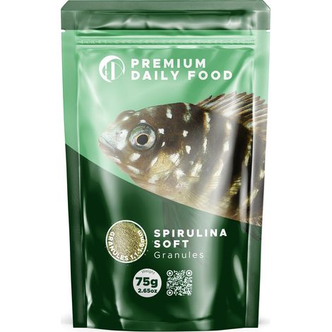 Spiruline granulée tendre 75 g