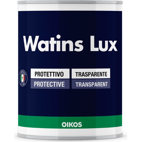 Protettivo trasparente Oikos Watins Lux lucido lt. 0,75 (1/2)