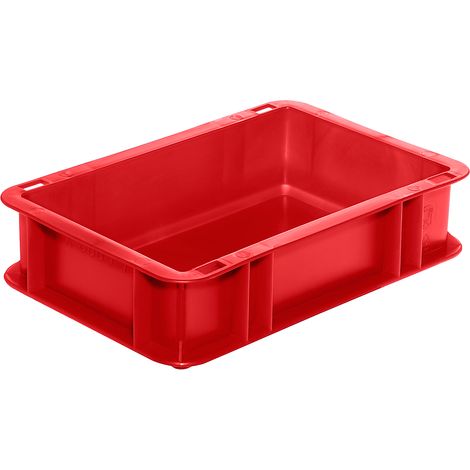 Caisse de transport 300x200x75 mm rouge