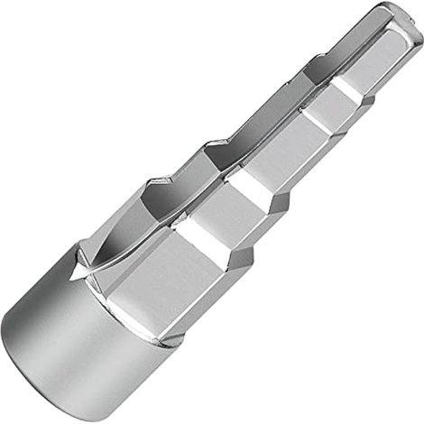 Clé de montage étagée,ALFFREUDE Clé étagée universelle avec Douille Carrée 1/2" pour Sanitaires et Radiateurs Cliquet Radiateur de Chauffage Monté en Robinet Embout à étages (1/5)